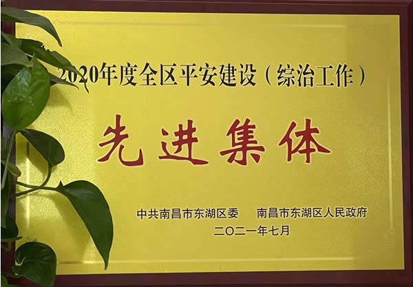 2020年度綜治先進單位